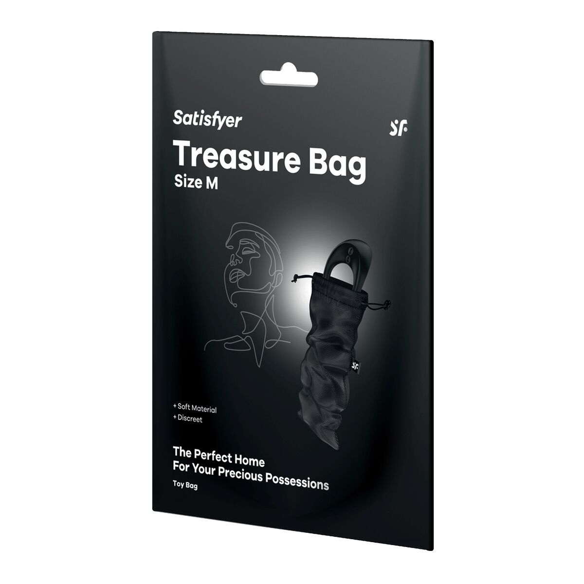 Erotisk Accessoar Satisfyer Treasure Svart M